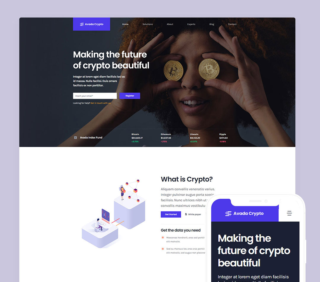 Avada Crypto Prebuilt Website – Automatas MX